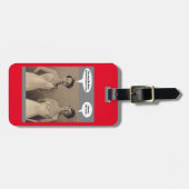 ベストの歪んだ姉妹 ラゲッジタグ (正面横)