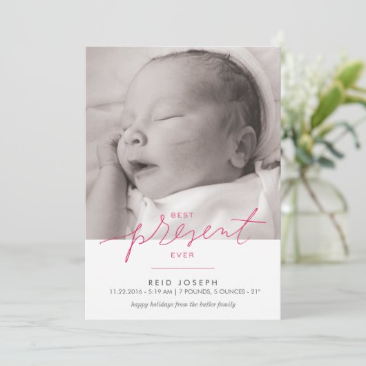 ベストの現在の誕生の発表-赤 シーズンカード (スタンド正面)