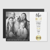 ベストはまだタイポグラフィの新年の写真を来ることです (正面/裏面)