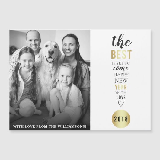 ベストはまだタイポグラフィの新年の写真を来ることです (正面)