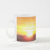 ベストはまだマグを来ることです フロストグラスマグカップ (左)