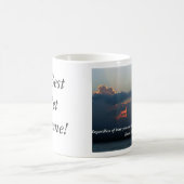 ベストはまだ来ることです! コーヒーマグカップ (中央)