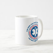 ベストはEMTs、残りです警官です コーヒーマグカップ (正面右)