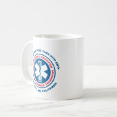 ベストはEMTs、残りです警官です コーヒーマグカップ (正面左)