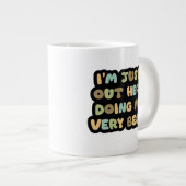 ベストを尽くします! 😁 コーヒー専門マグカップ ジャンボコーヒーマグカップ (正面右)