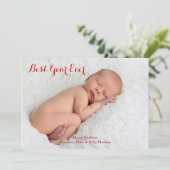 ベストイヤーエバー フォト ホリデー カード (スタンド正面)