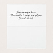 ベストウィッシュとハートウォーミングメッセージ (内部フラット)