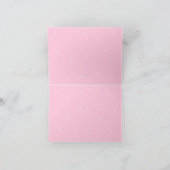 ベストウィッシーズ！ ウェディング サンクスカード（フクシア） サンキューカード (内部)