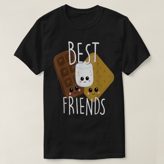 ベストギフトかわいい食べ物BFF友人最高のスカウトスカウト Tシャツ (デザイン正面)