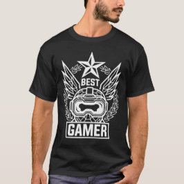 ベストゲーマーEスポーツチャンピオンTシャツ-VRヘッドセット Tシャツ