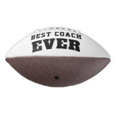 ベストコーチエバーネームチームイヤー白黒 アメリカンフットボール (回転270)