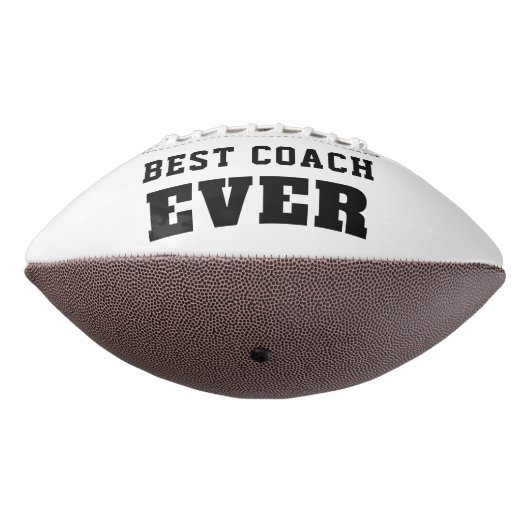 ベストコーチエバーネームチームイヤー白黒 アメリカンフットボール (回転270)