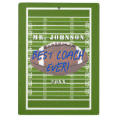 ベストコーチエバーフットボール クリップボード (裏面)