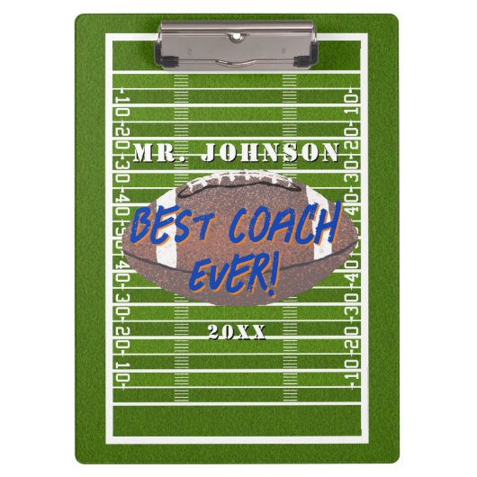 ベストコーチエバーフットボール クリップボード (正面)