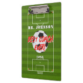 ベストコーチエバーフットボール – ソッサー クリップボード (左)