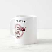 ベストコーチエバー – 野球 コーヒーマグカップ (正面左)