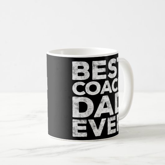 ベストコーチパパリーバーファーザーズデイギフト コーヒーマグカップ (正面右)