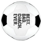 ベストコーチパパ史上父親の日サッカースポーツギフト サッカーボール (回転)