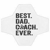 ベストコーチパパ史上父親の日サッカースポーツギフト サッカーボール (フラット)