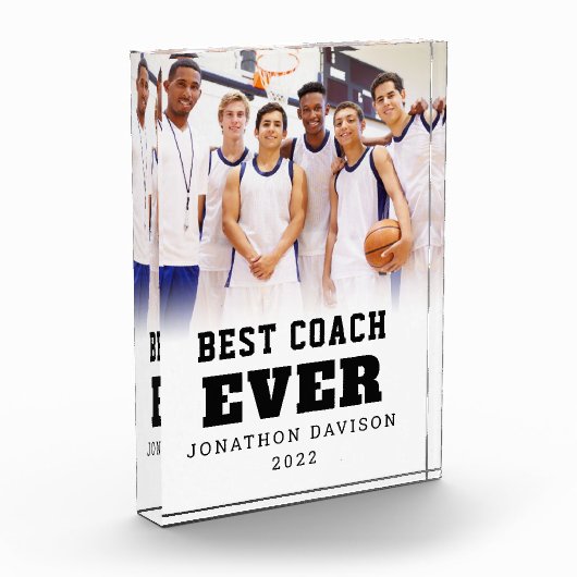ベストコーチ名フォトオーバーレイ年チーム フォトブロック (左)