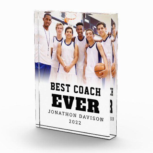 ベストコーチ名フォトオーバーレイ年チーム フォトブロック (右)