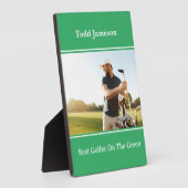 ベストゴルファー賞プレート フォトプラーク (側面)