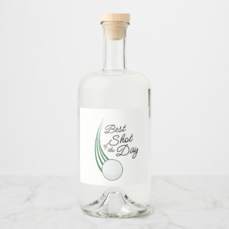 ベストショット・オブ・ザ・デイ ゴルフ ギフト リキュールボトルラベル