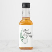 ベストショット・オブ・ザ・デイ ゴルフ ギフト リキュールボトルラベル (正面)