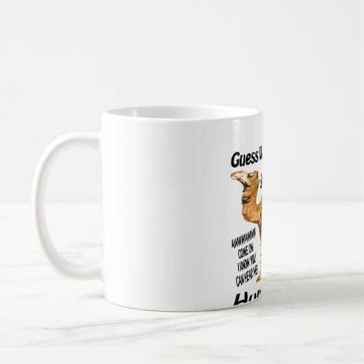 ベストセラーのこぶ日のラクダ コーヒーマグカップ (左)