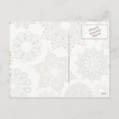 ベストセラーのクリスマスをテーマにした シーズンポストカード (裏面)