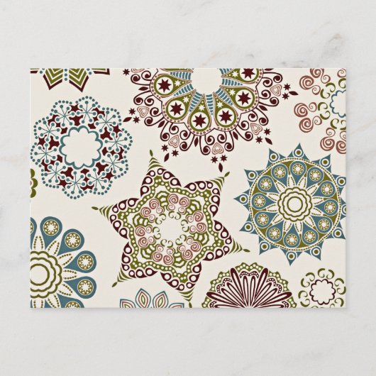 ベストセラーのクリスマスをテーマにした シーズンポストカード (正面)