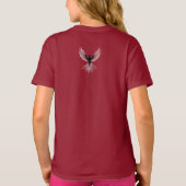 ベストセラーのシルエット 不死鳥の復活 Tシャツ (裏面)