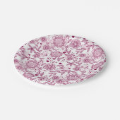 ベストセラーのフローラレッド結婚デザイン ペーパープレート (アングル)