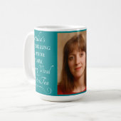 ベストセラーの作家がウイルスハニーティーに行く コーヒーマグカップ (正面左)