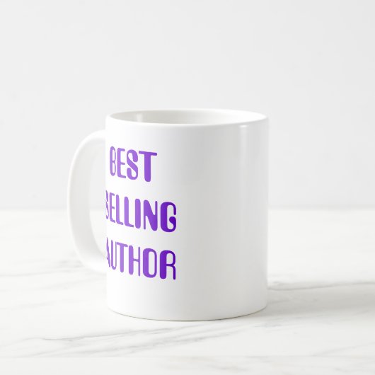 ベストセラーの作家のコーヒーカップ コーヒーマグカップ (正面左)