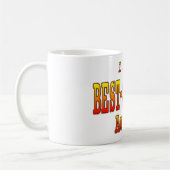 ベストセラーの作家のコーヒー・マグ コーヒーマグカップ (左)