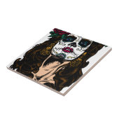 ベストセラーの砂糖のスカル タイル (側面)