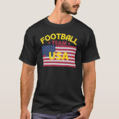 ベストセラーオリジナルサッカーチームUSAクラシック Tシャツ (正面)
