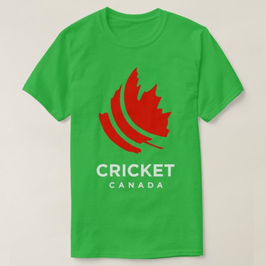 ベストセラーカナダクリケット商品クラシック販売TSh Tシャツ (デザイン正面)