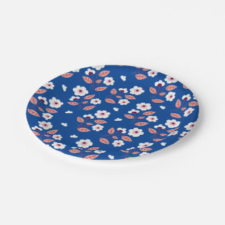 ベストセラーフローラブルーデザイン結婚for ペーパープレート