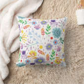 ベストセラーフローラ背景結婚デザイン クッション (ブランケット)