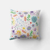 ベストセラーフローラ背景結婚デザイン クッション (裏面)