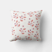 ベストセラーフローラ背景結婚デザイン クッション (裏面)