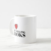 ベストセラー本が大好きな読者デザイン コーヒーマグカップ (正面左)