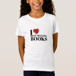 ベストセラー本が大好きな読者デザイン Tシャツ