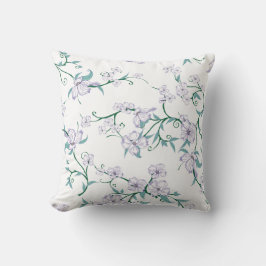 ベストセラー結婚グリーンフローラ背景デザイン クッション