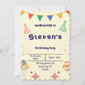 ベストセラー! オーダーメイドの招待状 招待状 (正面)