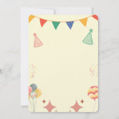 ベストセラー! オーダーメイドの招待状 招待状 (裏面)