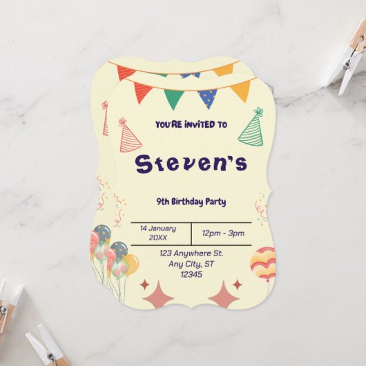 ベストセラー！ オーダーメイド招待状 招待状 (正面/裏面インサイチュ)