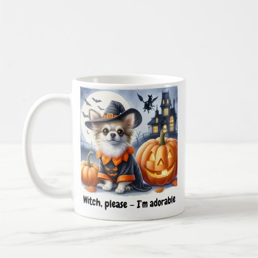 ベストセラー!チワフアハロウィンマグ – コーヒーマグカップ (左)